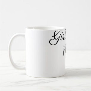 enkel minimal tjejpower lägg till namn text bild a kaffemugg