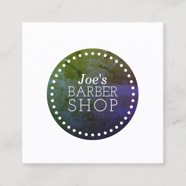 Enkel minimalist elegans täcker fyrkantigt visitkort (Framsida)