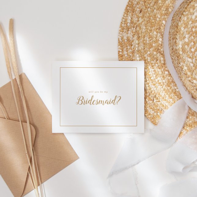 Enkel minimalist|Guld Ram kan vara min brista Anteckningskort (Skapare uppladdad)