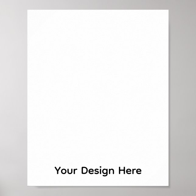 Enkel minimalistisk affischdesign med vit bakgrund poster (Framsidan)