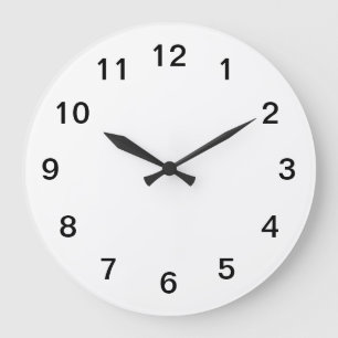 Enkel minimalistisk akrylväggklocka stor klocka