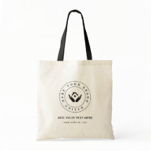 Enkel minimalistisk anpassad logotyp & textreklam