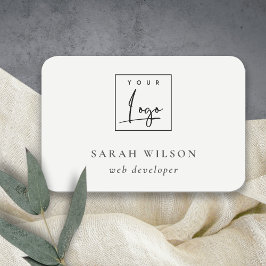 Enkel, minimalistisk Anpassningsbar - Logotyp för Namnbricka