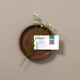 Enkel, minimalistisk attraktion visitkort
