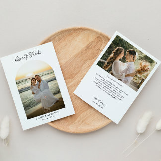 Enkel minimalistisk bild  tack kort