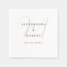 Enkel minimalistisk Bröllop