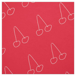 Enkel minimalistisk cute-körsbär tyg