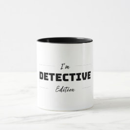Enkel, minimalistisk detektiv Edition Mugg