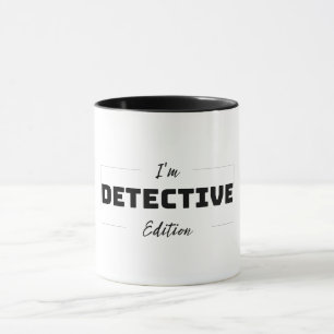 Enkel, minimalistisk detektiv Edition Mugg