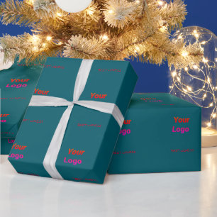 Enkel minimalistisk elegant anpassad logotyp här f presentpapper