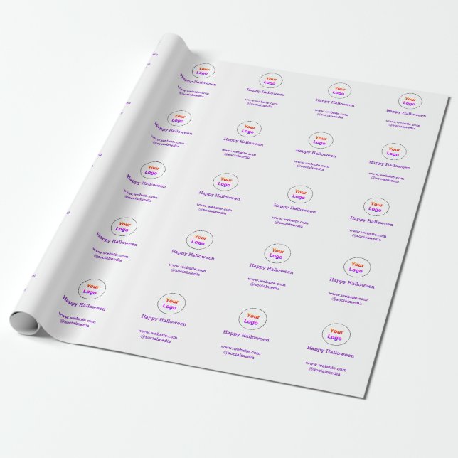 Enkel minimalistisk elegant anpassad logotyp här f presentpapper (Utrullad)
