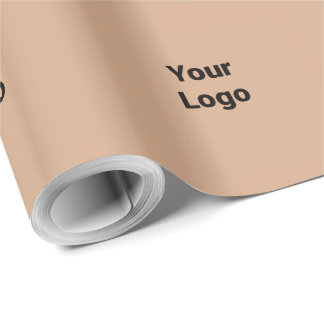 Enkel minimalistisk elegant anpassad logotyp här f presentpapper