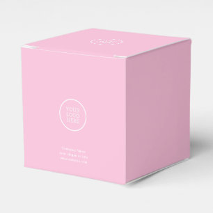Enkel Minimalistisk Företagets Logotyp Rosa Presentaskar