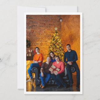 Enkel minimalistisk fotokalligrafi  julkort