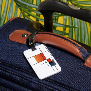 Enkel, minimalistisk geometrisk fusion bagagebricka