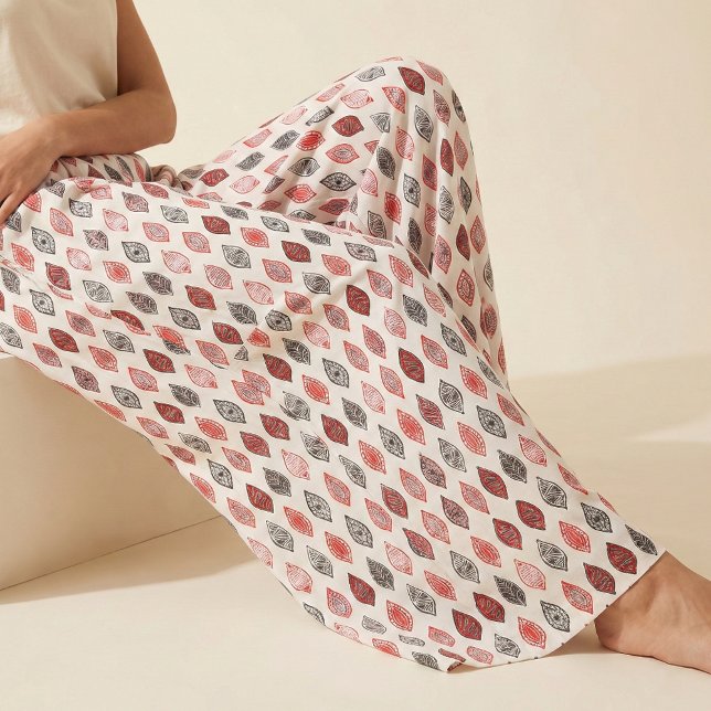 Enkel minimalistisk Löv Mönster Tyg (Skapare uppladdad)