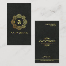 Enkel minimalistisk, lyx, premium, svart, guld