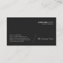 Enkel minimalistisk, lyx, premium, svart