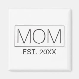 Enkel minimalistisk Mamma-typografi | Magnet