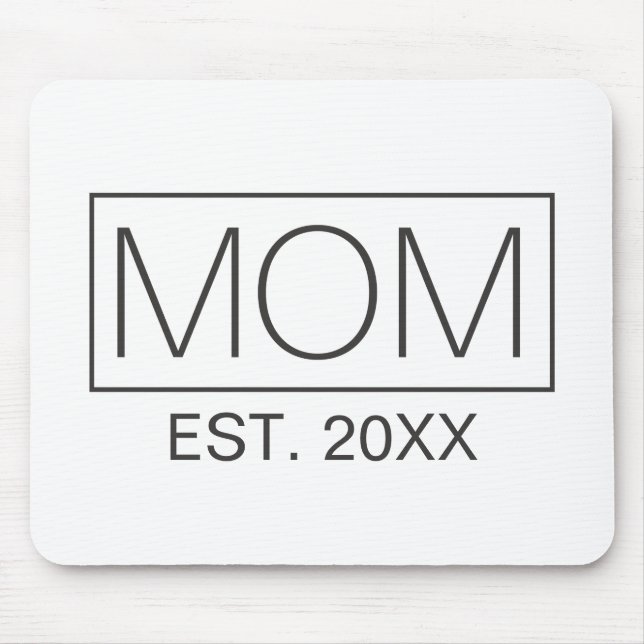 Enkel minimalistisk Mamma-typografi | Musmatta (Framsidan)