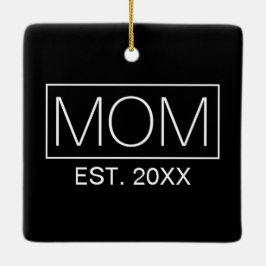 Enkel minimalistisk Mamma-typografi | Ornament