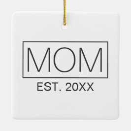 Enkel minimalistisk Mamma-typografi | Ornament