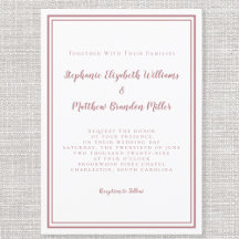 Enkel minimalistisk modern dammig rosa rosa & vit