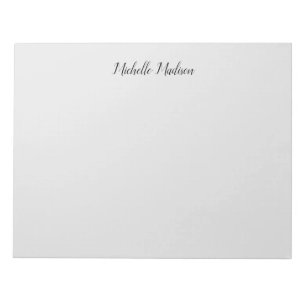 Enkel minimalistisk modern handskrift kalligrafi anteckningsblock