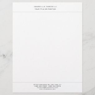 Enkel, minimalistisk modern Professionell Brevhuvud