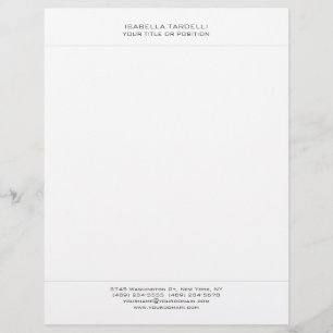 Enkel, minimalistisk modern Professionell Brevhuvud