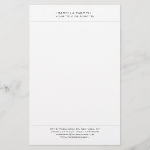 Enkel, minimalistisk modern Professionell Brevpapper