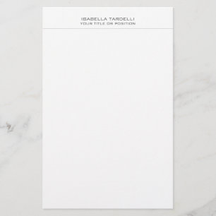 Enkel, minimalistisk modern Professionell Brevpapper