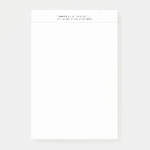 Enkel, minimalistisk modern Professionell Post-it Block