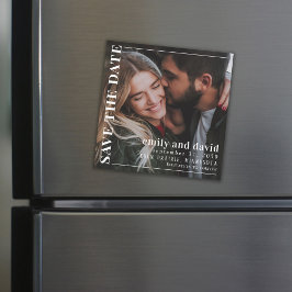 Enkel minimalistisk modern Spara datum Magnetisk 