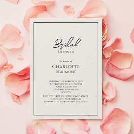 Enkel, minimalistisk Möhippa i Bröllop Inbjudningar