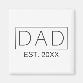 Enkel minimalistisk Pappa-typografi | Magnet