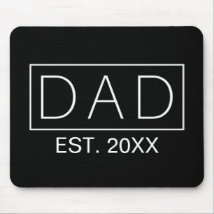 Enkel minimalistisk Pappa-typografi Musmatta
