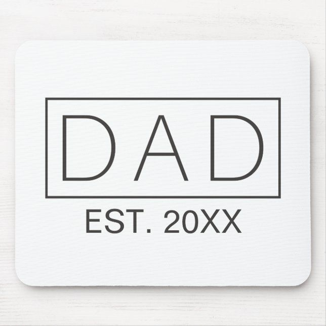 Enkel minimalistisk Pappa-typografi | Musmatta (Framsidan)