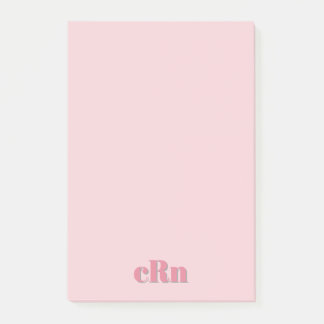 Enkel Minimalistisk Professionell Rosa & Röd Tjeji Post-it Block