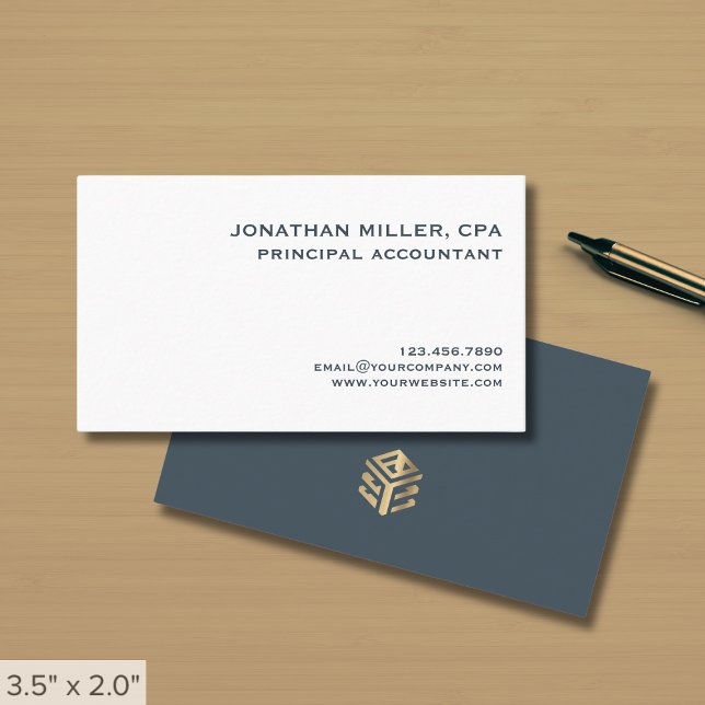 Enkel minimalistisk Professionell Visitkort (Skapare uppladdad)