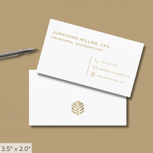 Enkel minimalistisk Professionell Visitkort