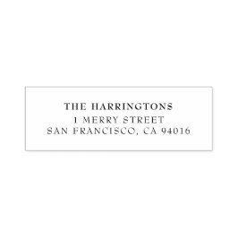 Enkel, minimalistisk Returadress Självfärgande Stämpel