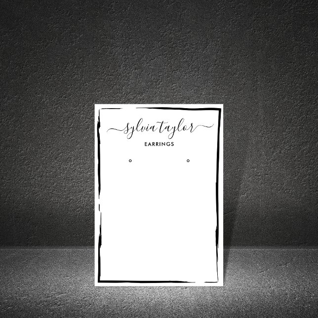 Enkel, minimalistisk visning för avläsning av ram  visitkort (Skapare uppladdad)