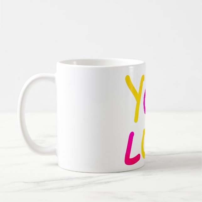 enkel, minimalt lägga till din logotyp/design här  kaffemugg (Vänster)