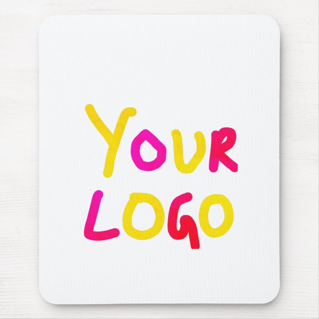enkel, minimalt lägga till din logotyp/design här  musmatta (Framsidan)