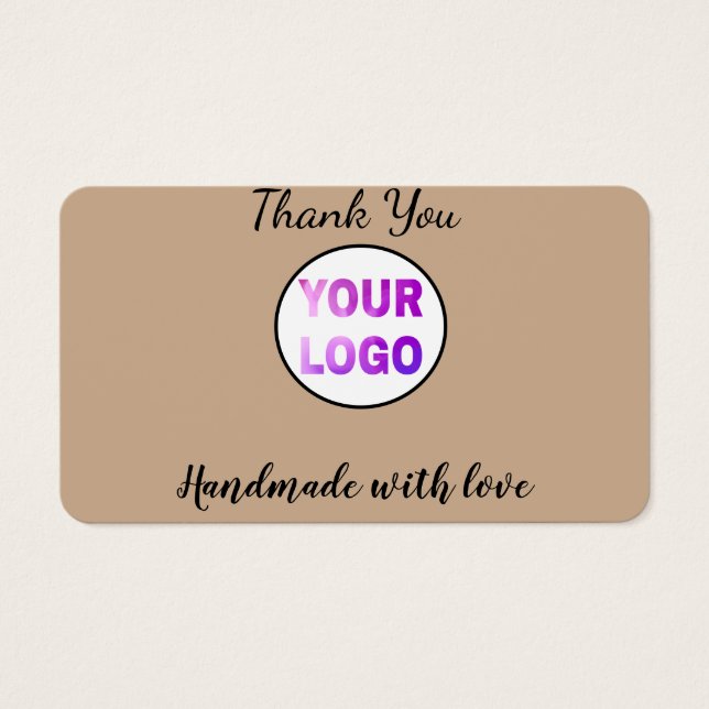 enkel, minimalt lägga till din logotyp/design här  visitkort (Framsidan)