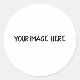 ENKEL MINIMALTEXT STIL RUNT KLISTERMÄRKE