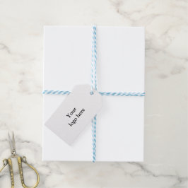 enkel minimiinformation om hur du lägger till logo presentetikett