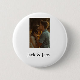 Enkel minsta färgstark tillagning av namn-fototext knapp