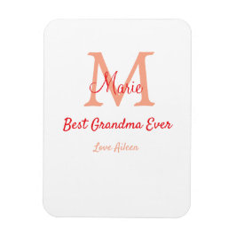 enkel, minsta möjliga mormor som någonsin fått röd magnet